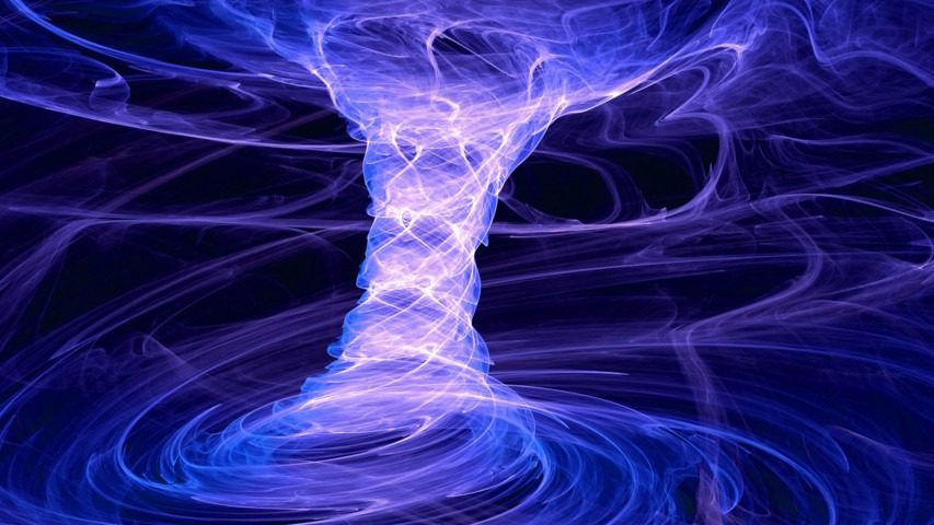 Vortex formed lights