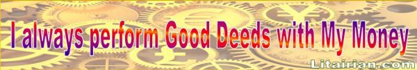 good deeds Money Affirmations