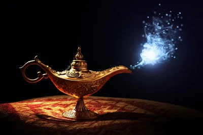 Magic Aladdins Genie lamp Switchwords Magic Begin Now For Manifestation By Sharat Sir